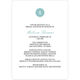 Circle Initials Shower Invitations Image 3 of 8